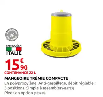 Rural Master Mangeoire trémie compacte offre