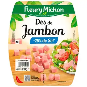 Auchan Supermarché Dés De Jambon Fleury Michon offre
