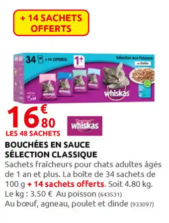 Bouchées en sauce sélection classique