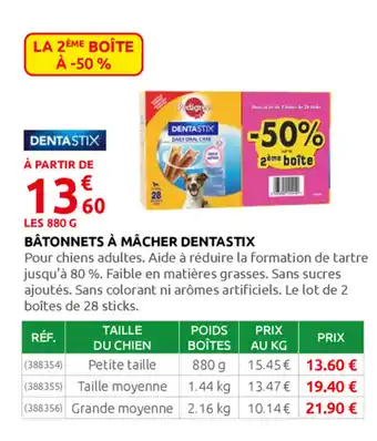 Bâtonnets à mâcher dentastix