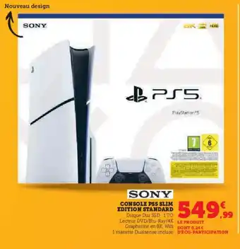 Hyper U CONSOLE PSS SLIM EDITION STANDARD offre