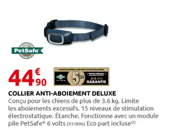 Rural Master Collier anti-Aboiement Deluxe offre