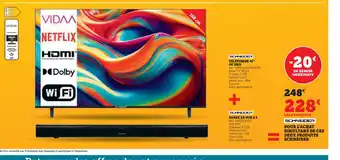 Hyper U TÉLÉVISEUR 43" offre
