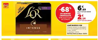 Hyper U CAFE MOULU L'OR offre