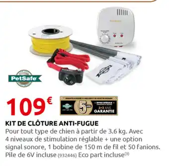 Rural Master Kit de clôture anti-fugue offre