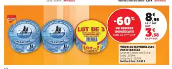 Hyper U THON AU NATUREL MSC offre