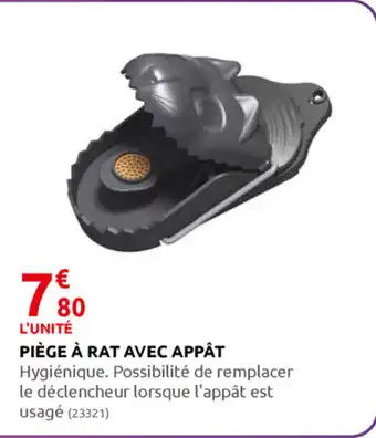 Rural Master Piège à rat avec appât offre