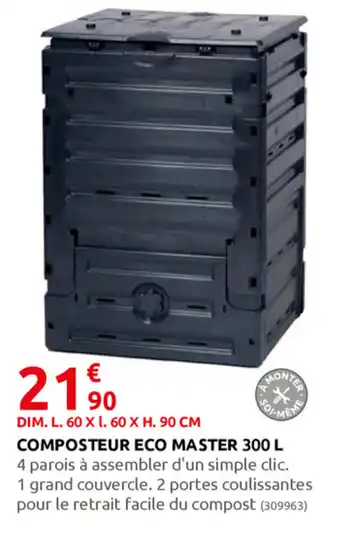 Rural Master Composteur Eco Master 300 L offre