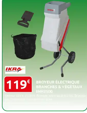 Rural Master Broyeur Électrique Branches & Végétaux offre
