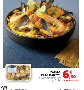 Hyper U PAELLA DE LA MER offre