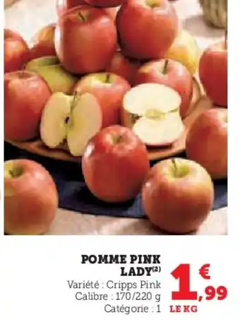 Hyper U POMME PINK LADY(2) offre