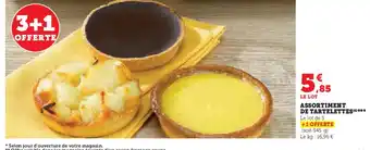 Hyper U ASSORTIMENT DE TARTELETTES offre