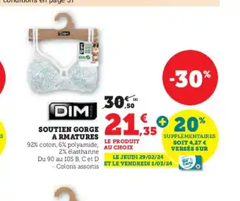 Hyper U SOUTIEN GORGE ARMATURES offre