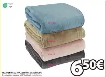 JYSK PLAID EN TISSU MOLLETONNÉ DRAGEHODE offre