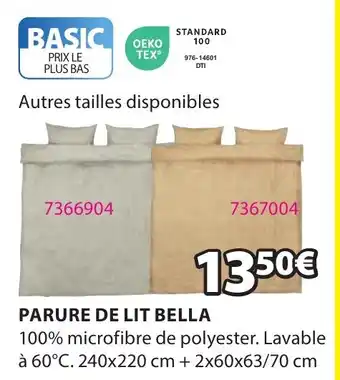 JYSK PARURE DE LIT BELLA offre
