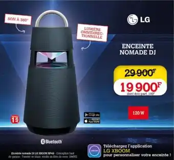 Darty ENCEINTE NOMADE DJ offre
