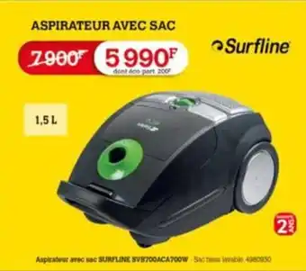 ASPIRATEUR AVEC SAC