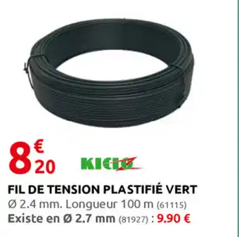 Rural Master Fil de tension Plastifié vert offre