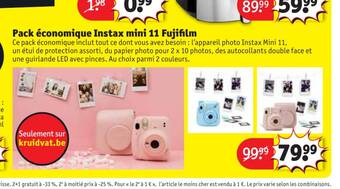 Papier photo clearance instax mini leclerc