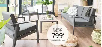 Maxi Bazar PAVANE Salon modulable offre