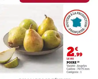 U Express POIRE offre