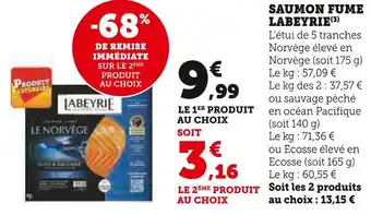 U Express LABEYRIE SAUMON FUME offre