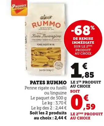 U Express RUMMO PATES offre