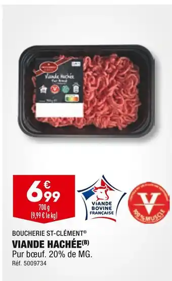 ALDI BOUCHERIE ST-CLÉMENT VIANDE HACHÉE offre