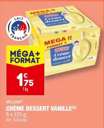 ALDI MILSANI CRÈME DESSERT VANILLE offre