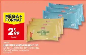 ALDI TWIDO LINGETTES MULTI-USAGES offre