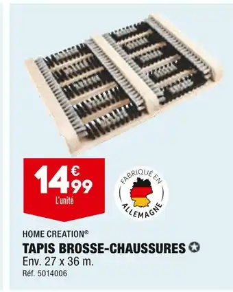 ALDI HOME CREATION TAPIS BROSSE-CHAUSSURES offre