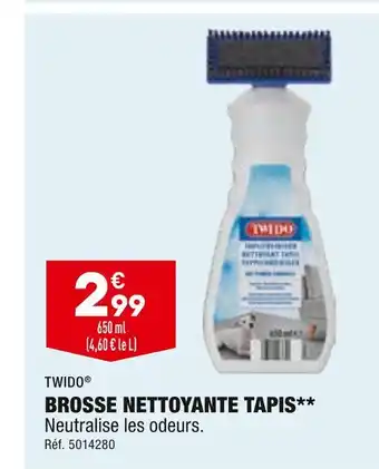 ALDI TWIDO BROSSE NETTOYANTE TAPIS offre