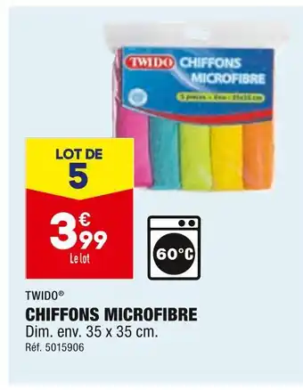 ALDI TWIDO CHIFFONS MICROFIBRE offre
