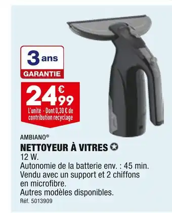ALDI AMBIANO NETTOYEUR À VITRES offre