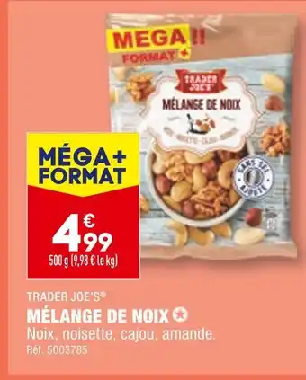 ALDI TRADER JOE’S MÉLANGE DE NOIX offre