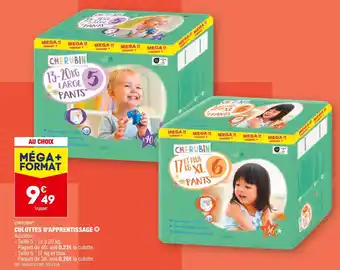 ALDI CHERUBIN CULOTTES D’APPRENTISSAGE offre