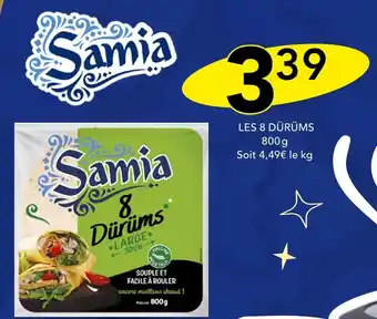 Samia LES 8 DÜRÜMS