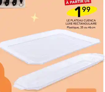 Stokomani LE PLATEAU CUENCA LUXE RECTANGULAIRE offre