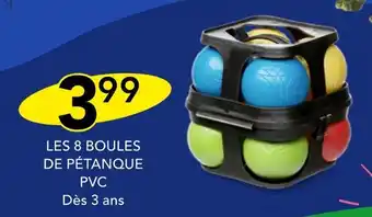 Stokomani LES 8 BOULES DE PÉTANQUE offre