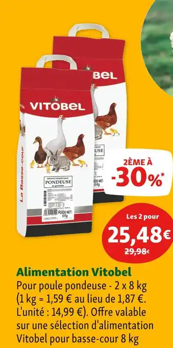 Maxi Zoo Vitobel Alimentation offre