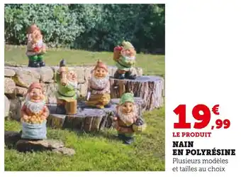 NAIN EN POLYRÉSINE