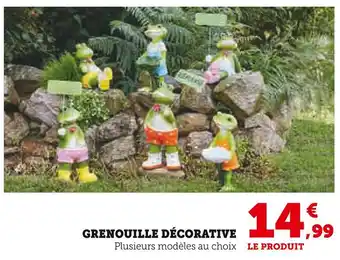 Super U GRENOUILLE DÉCORATIVE offre