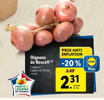 Lidl Oignons de Roscoff offre