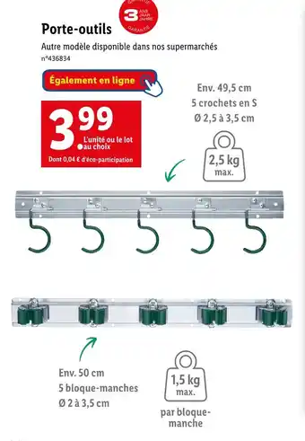 Lidl PARKSIDE Porte-outils offre