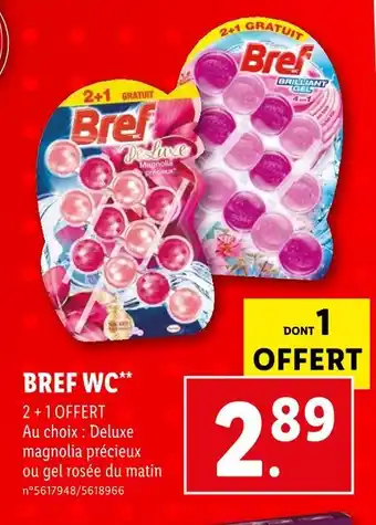 Lidl BREF BREF WC offre