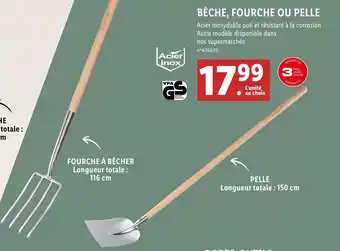 Lidl PARKSIDE BÊCHE, FOURCHE OU PELLE offre