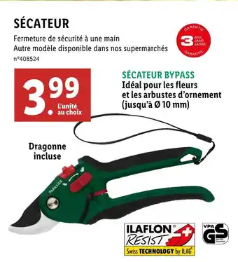 PARKSIDE SÉCATEUR