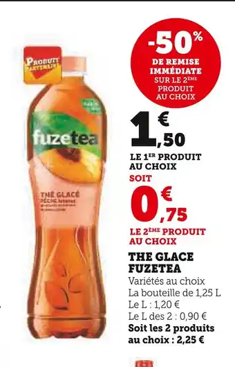 Super U FUZETEA THE GLACE offre