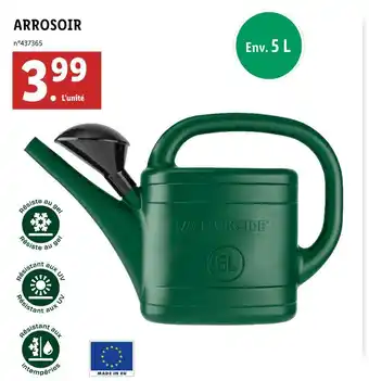 Lidl ARROSOIR offre