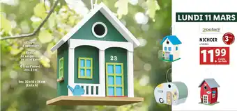 Lidl Zoofari NICHOIR offre